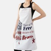 勇敢な人々のために自由の家を エプロン (インサイチュ)