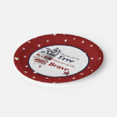 勇敢な人々のために自由の家を ペーパープレート (アングル)