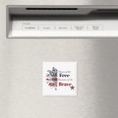 勇敢な人々のために自由の家を マグネット (インサイチュ (食洗機))