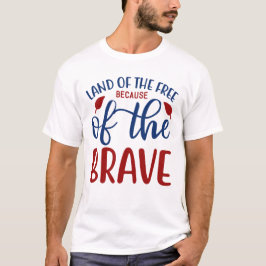 勇敢な人々の犠牲による愛国的な軍事国家 Tシャツ