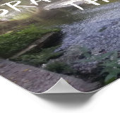 勇敢な人々は誰も諺の橋のポスターに値する ポスター (角)