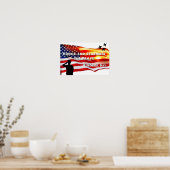 勇敢な人を尊敬し覚えなさい ポスター (キッチン)