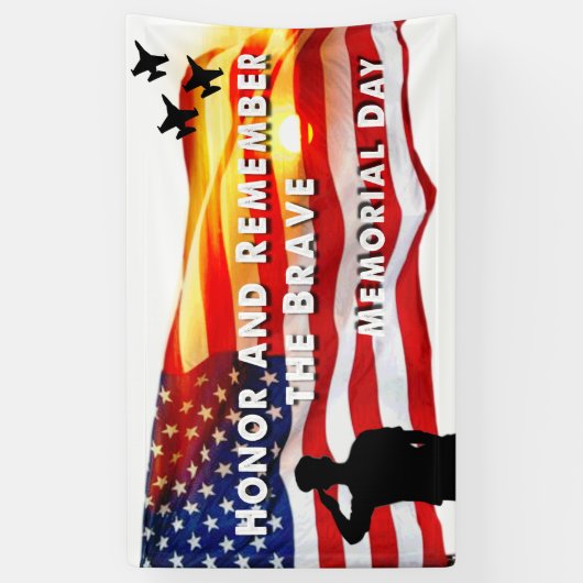 勇敢な人を尊敬し覚えなさい 横断幕 (縦)