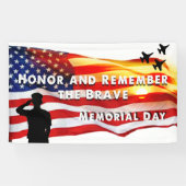勇敢な人を尊敬し覚えなさい 横断幕 (横)