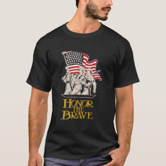 勇敢な人を称える Tシャツ