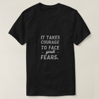 勇敢な個人的な成長Tシャツ Tシャツ