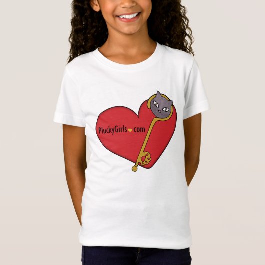 勇敢な女の子 Tシャツ (正面)