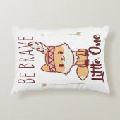 勇敢な小さな部族のキツネかわいい子供部屋 アクセントクッション (正面)