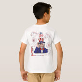 勇敢な心の祝祭 ホワイト Tシャツ (裏面フル)