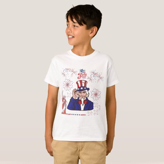 勇敢な心の祝祭 ホワイト Tシャツ (正面フル)