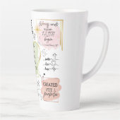 勇敢な心地よい カフェラテマグ (右)