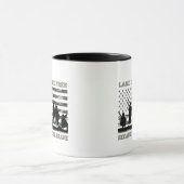 勇敢な愛国心に満ちた自由の地 マグカップ (中央)