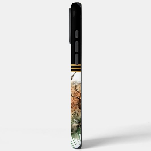 勇敢な戦士が穏やかな川を守る Case-Mate iPhoneケース (裏面 / 左)