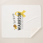 勇敢な戦士の幼少期がんシェルパ毛布 シェルパブランケット (正面(横))