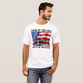 勇敢な故に自由の国 Tシャツ (正面フル)