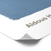 勇敢な新世界アルダス・ハクスリー・ディストピア社会科学 ポスター (角)