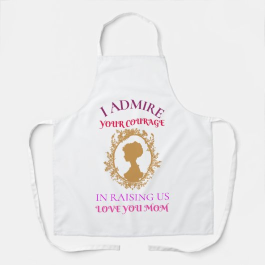 勇敢な母親 エプロン (正面)