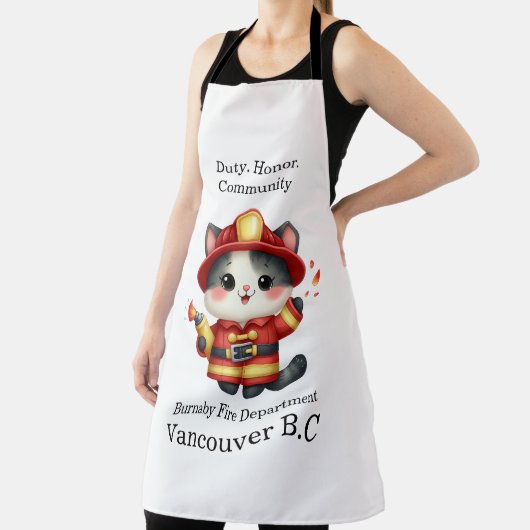 勇敢な消防士の猫に準備救! エプロン (インサイチュ)