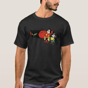 勇敢な猫と細かいマウスが必須 Tシャツ