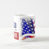 "勇敢な理由で自由の家"コーヒーマグ コーヒーマグカップ (中央)