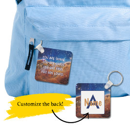 勇敢な種類頭が切れるカスタマイズ可能なキーチェーンが大好き キーホルダー