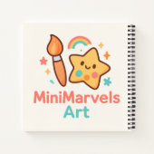 勇敢な空中ブランコのノートブック ノートブック (裏面)