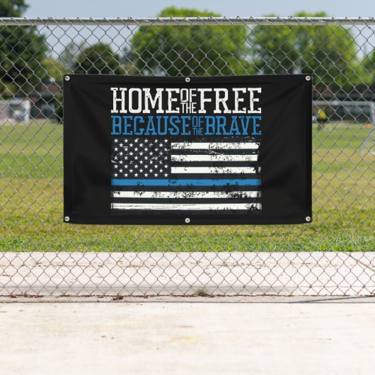 勇敢な米国の旗のために自由のの家 横断幕 (インサイチュ)