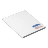 勇敢な米国国旗のために無料のホーム ノートパッド (アングル)