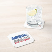 勇敢な米国国旗のために無料のホーム ペーパーコースター (インサイチュ)