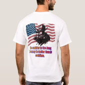 勇敢な者の遺産 Tシャツ (裏面)