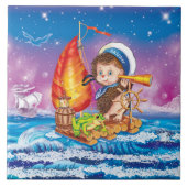 勇敢な船員 タイル (正面)