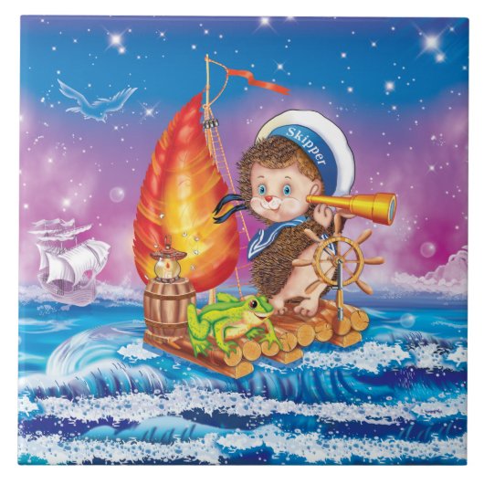 勇敢な船員 タイル (正面)