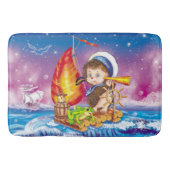 勇敢な船員 バスマット (正面)