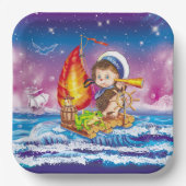 勇敢な船員 ペーパープレート (正面)