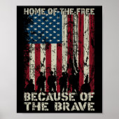 勇敢な苦悩のために自由の家が生まれた ポスター (正面)