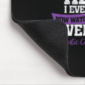 勇敢な英雄が私の膵臓がんの見守る マウスパッド (コーナー)