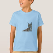 勇敢な虎のヒーロー - キッズTシャツコレクション Tシャツ (正面)