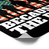 勇敢な記念碑のために自由の土地 ポスター (角)