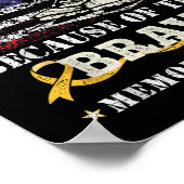 勇敢な記念碑のために自由の土地 ポスター (角)