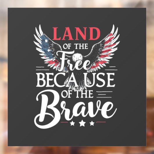 勇敢な退役軍人の国 ウィンドウサイン (シート2)