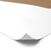 勇敢な部族のクマがかわいいベビー寝室 ポスター (角)