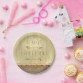 勇敢な部族の矢のベビーシャワーを浴びる ペーパープレート (パーティー)