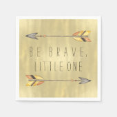 勇敢な部族の赤ちゃんシャワーを浴びる スタンダードカクテルナプキン (正面)