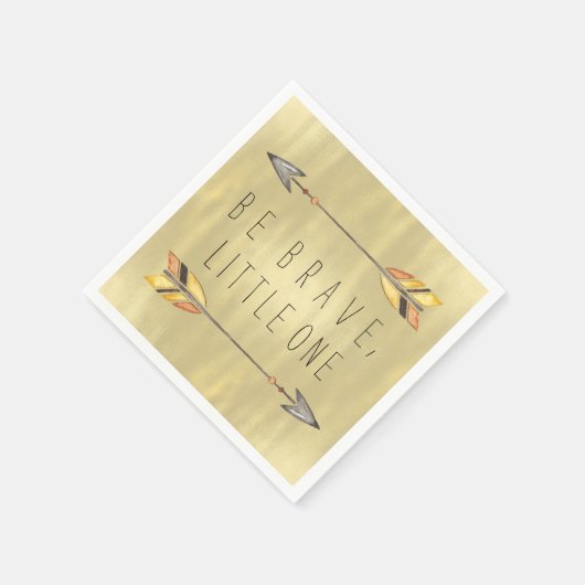 勇敢な部族の赤ちゃんシャワーを浴びる スタンダードカクテルナプキン (角)