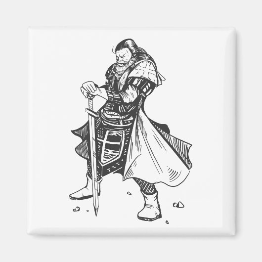 勇敢な騎士の英雄 マグネット (正面)