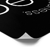 勇敢になる – 強くなれ – 恐れることなくやる気を起こさせる- ポスター (角)