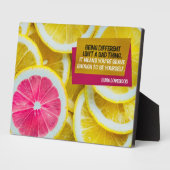 勇敢にも自分らしく生きる フォトプラーク (側面)