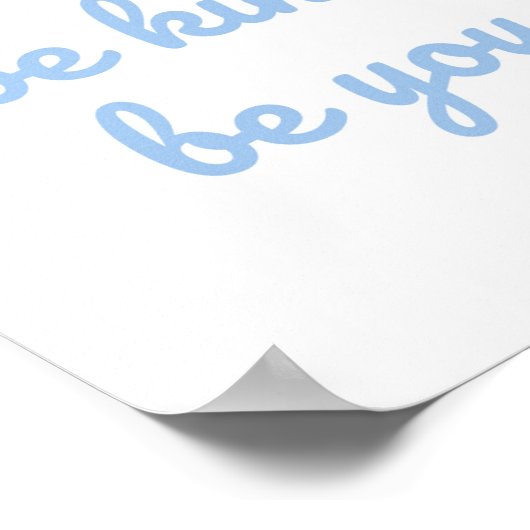 勇敢に優しく思いなさいやる気を起こさせる子供のポスター ポスター (角)