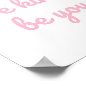 勇敢に優しく思いなさいやる気を起こさせる子供のポスター ポスター (角)