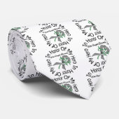 勇敢に戦った私のヒーローに敬意を表する脳腫瘍 ネクタイ (ロール)